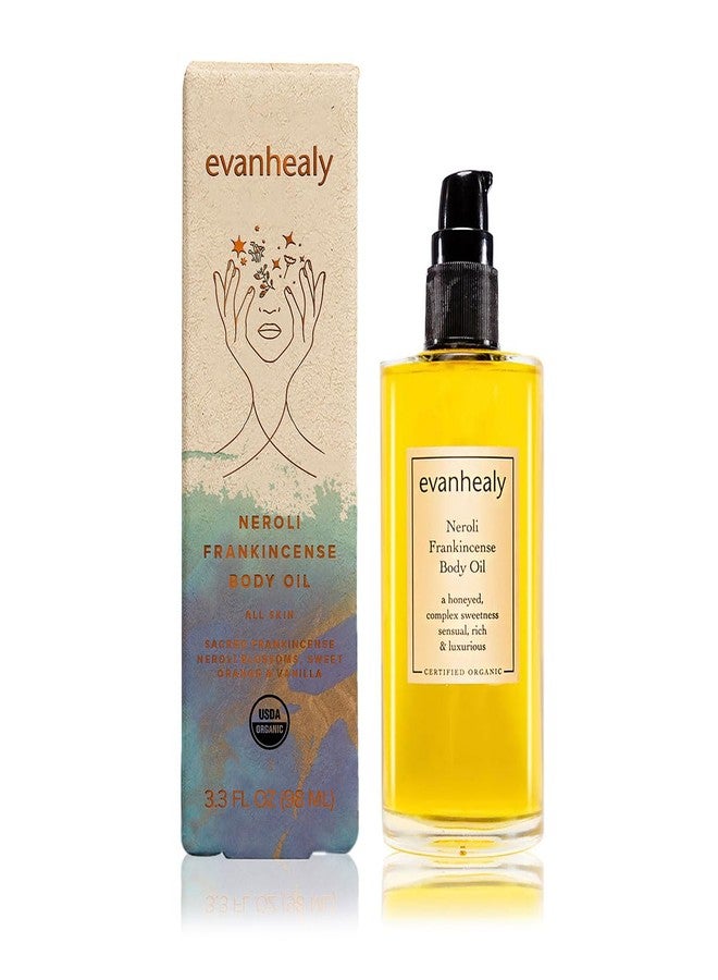evanhealy Neroli Frankincense Body Oil | Organic Body Care with Silky Blend of Plant Oils to Soften & Moisturize All Skin | Frankincense Oil for Face - Image 2
